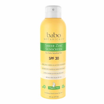 Babo Botanicals Sheer Zinc Sunscreen Spray