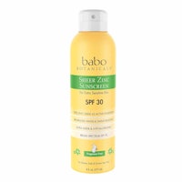 Babo Botanicals Sheer Zinc Sunscreen Spray