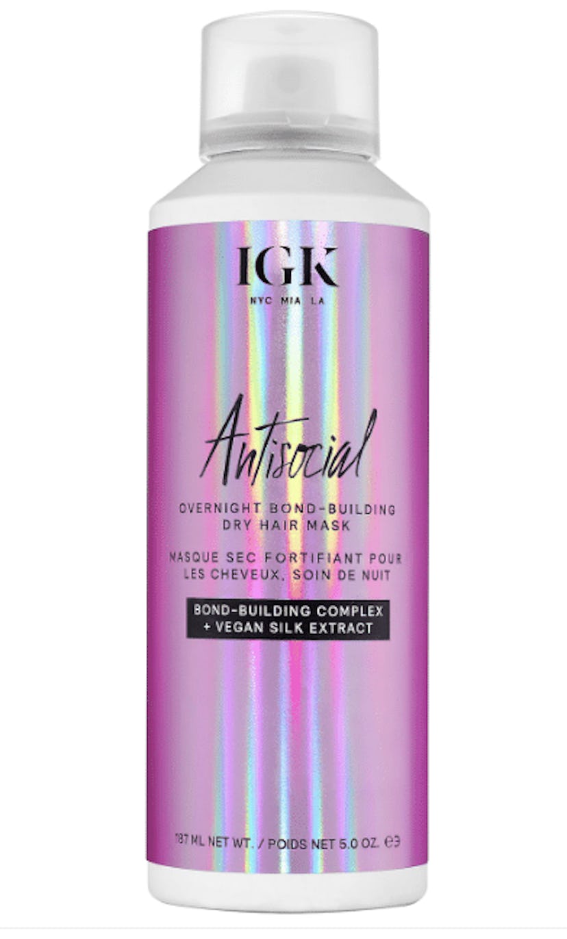 IGK Antisocial Overnight Bond-Building Dry Hair Mask