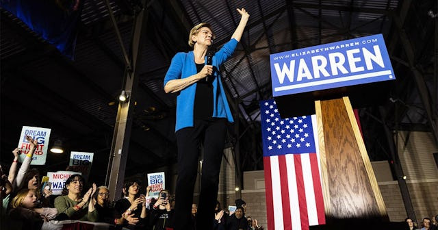 Elizabeth Warren Rally in Detriot, US