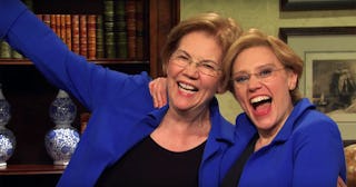 elizabeth warren kate mckinnon snl