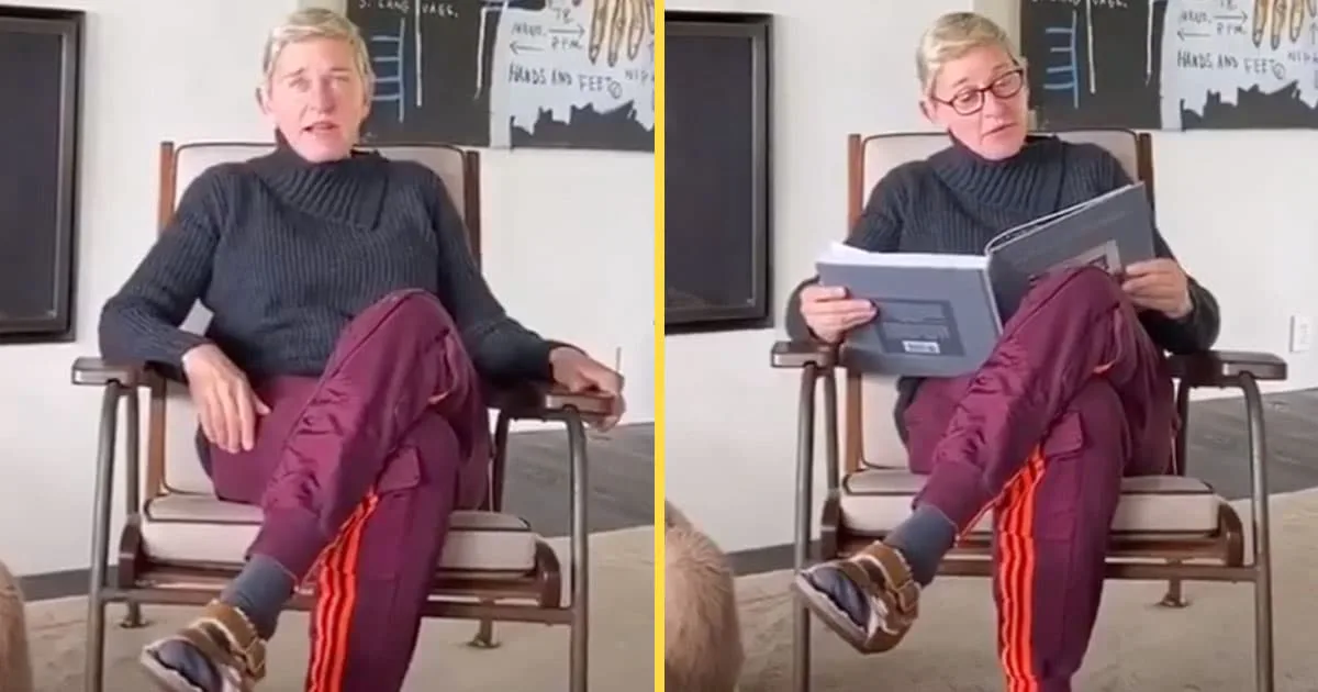 Ellen Hilariously Entertains Quarantined Kids By Reading From Her ‘Home ...