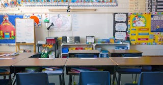 Empty classroom