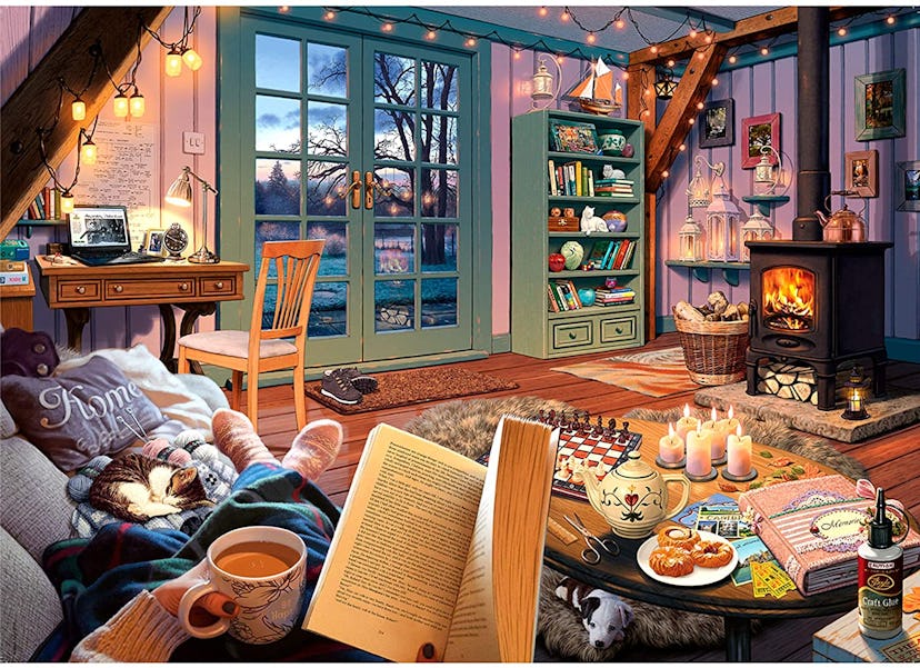 Ravensburger Cozy Retreat 500 Piece Large Format Jigsaw Puzzle