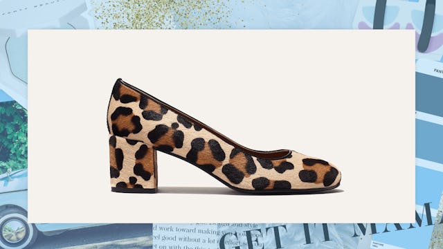 Margaux Heeled Animal Print Shoes