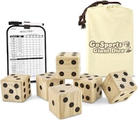 GoSports Giant Wooden Dice Game