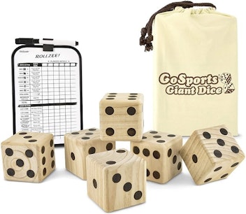 GoSports Giant Wooden Dice Game