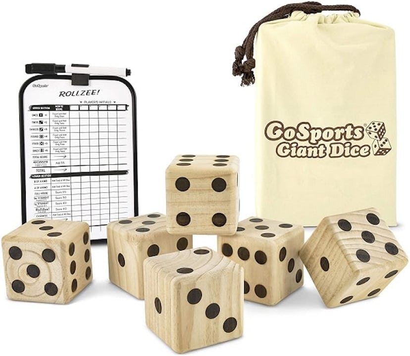 GoSports Giant Wooden Dice Game