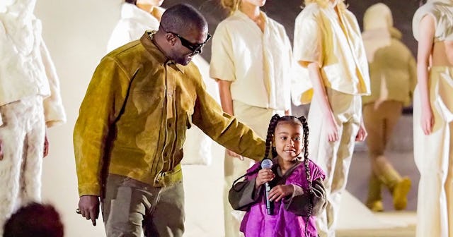 Kanye West and daughter North West