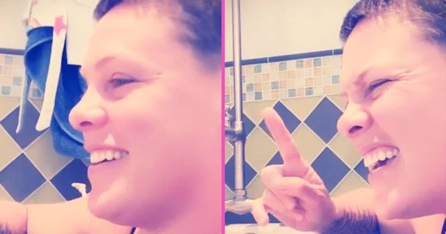 Pink Serenades Her Sick Son In The Tub With Stunning Gospel Tune
