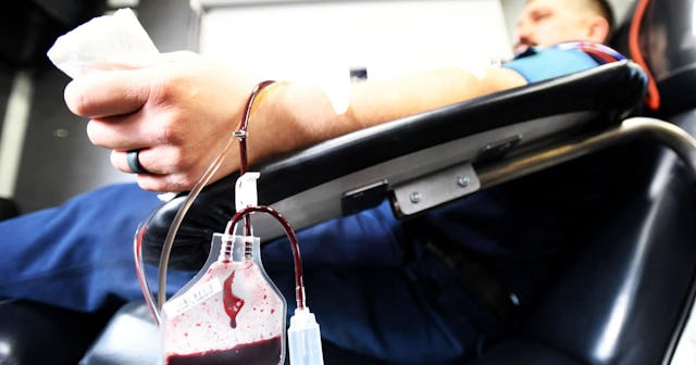 The Red Cross and first responders hold the annual Battle of the Badges Blood Drive in Long Beach