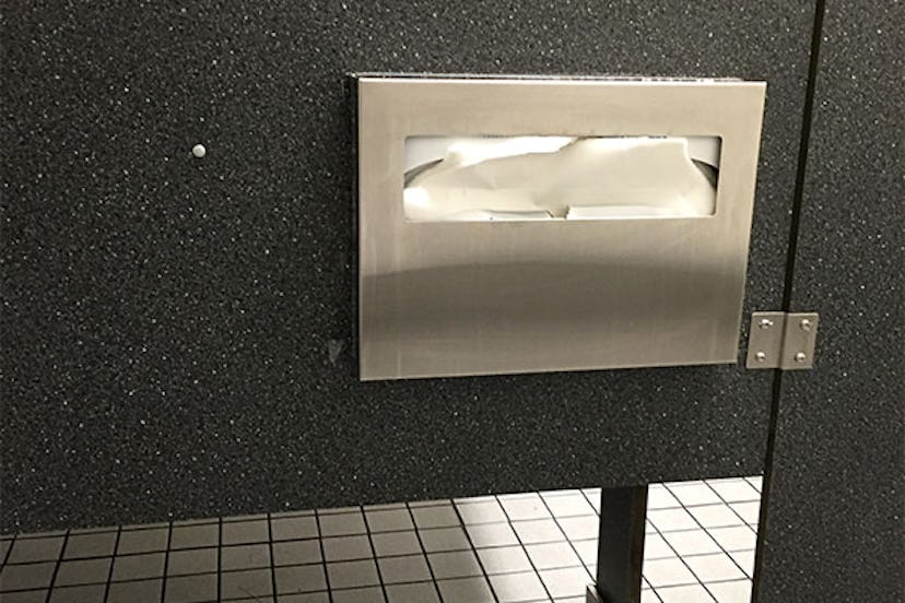 public restroom and toilet srat cover