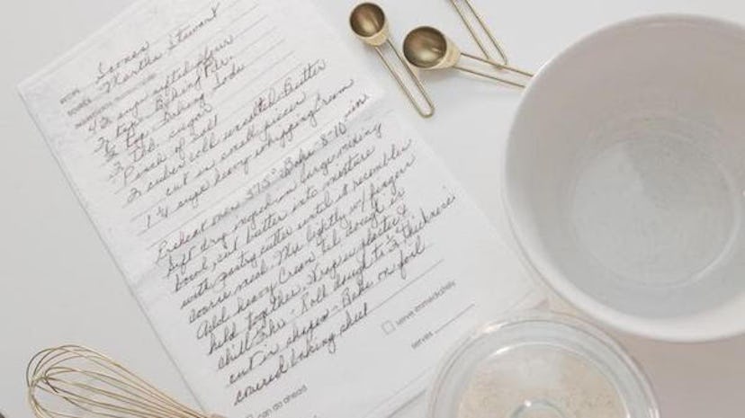 ByCuddles Handwritten Family Recipe Keepsake Towel