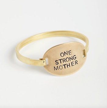 Scary Mommy One Strong Mother Oval Bracelet