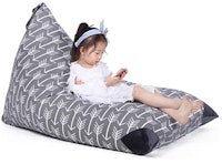 Jorbest Storage Bean Bag Chair for Kids and Adults Cover