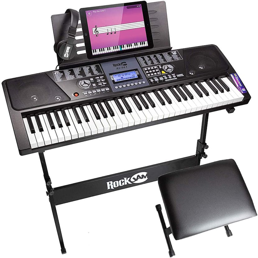 RockJam 61-Key Electronic Keyboard Piano SuperKit