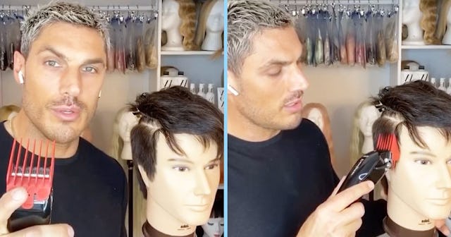 Kim Kardashian's Hairstylist Breaks Down How to Cut Men's Hair at Home