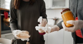 disinfecting food