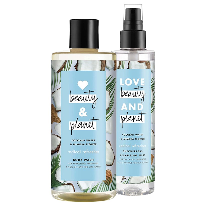 Love Beauty And Planet Body Wash and Showerless Cleansing Mist