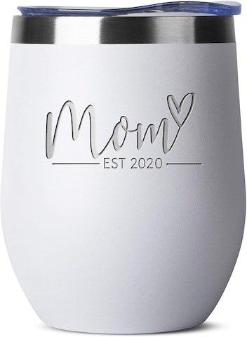 First Time Mom Cold and Hot Drink Tumbler 