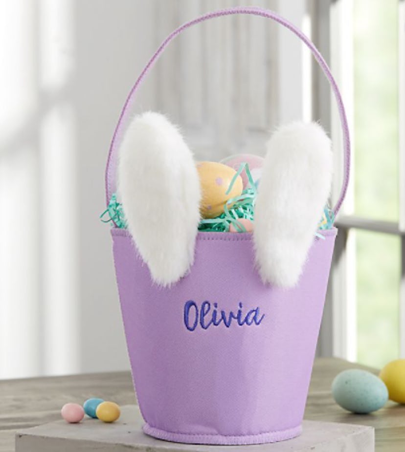 Mod Bunny Personalized Easter Basket