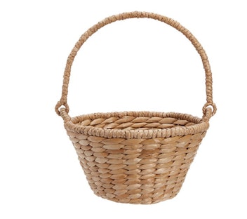 Large Natural Round Willow Easter Basket