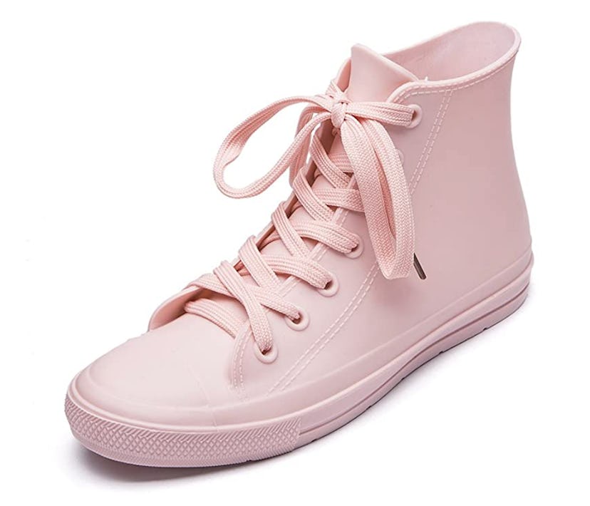 DKSUKO Waterproof High Top Rain Shoes