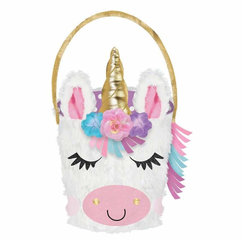 Unicorn Easter Fabric Basket