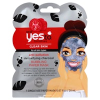 Yes To Tomatoes Anti-Pollution Detoxifying Charcoal Bubbling Paper Face Mask