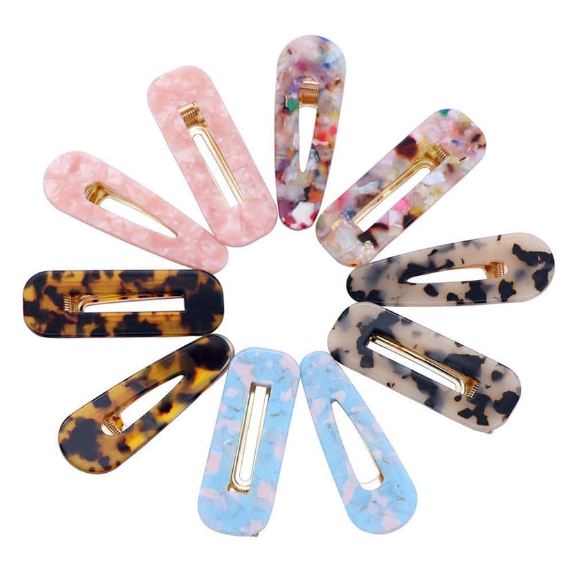 Fani Acrylic Resin Hair Barrettes