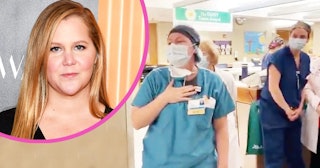 amy schumer donates masks to her friend's hospital