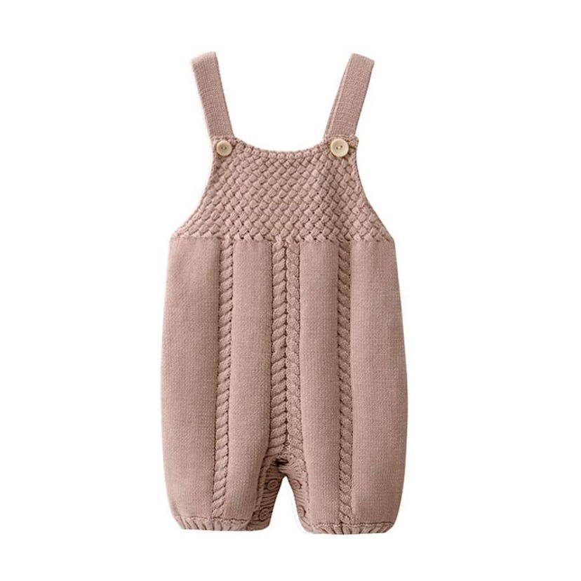 Auro Mesa Baby Knit Romper Overalls