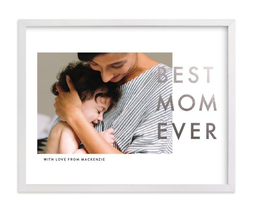 Minted Best Mom Ever Custom Photo Art