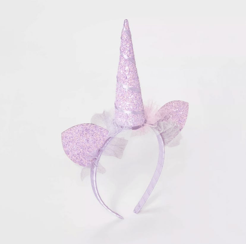 Cat & Jack Purple Unicorn Glitter Headband 