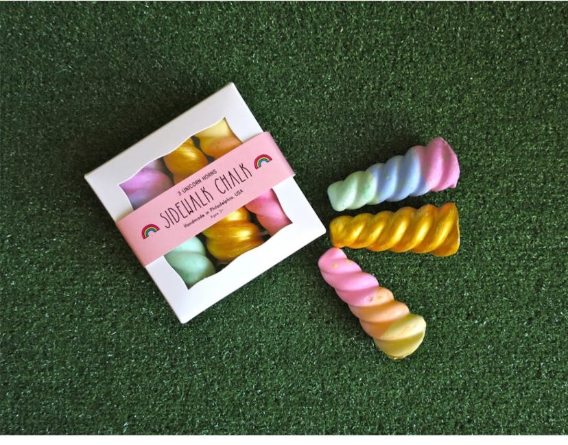 Twee 3-Piece Unicorn Horn Sidewalk Chalk Set