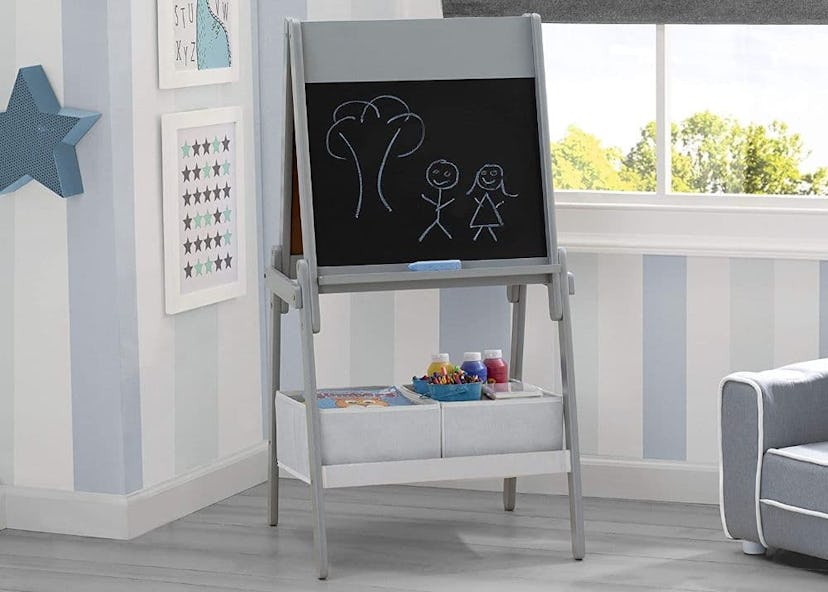 Delta Children Chelsea Double-Sided Storage Easel 