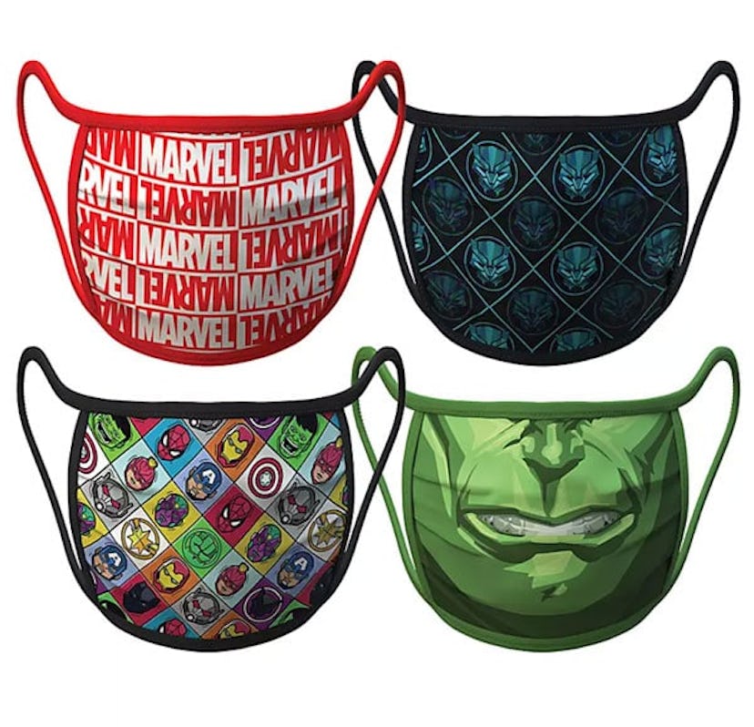 Disney Marvel Face Masks, Set of 4