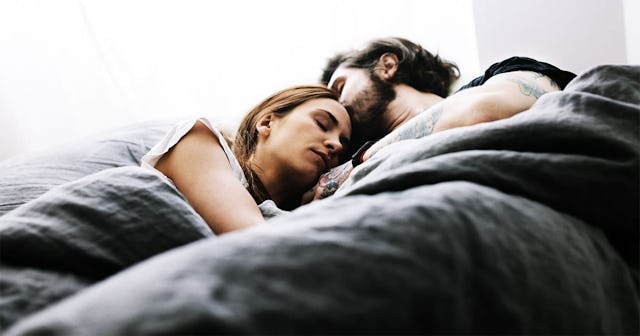 Couple sleeping in Bed together