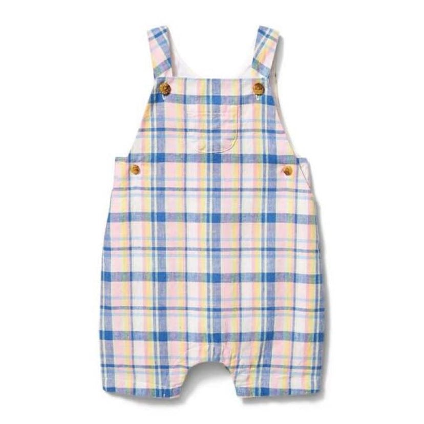 Janie and Jack Plaid Shortall