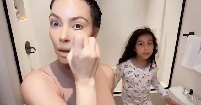 North Calls Kim K 'Mean' For Saying Her Kids Won't Leave Her Alone