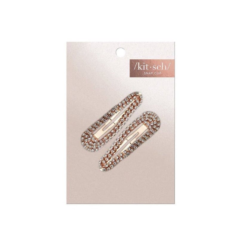 Kitsch Mini Rhinestone Snap Clips