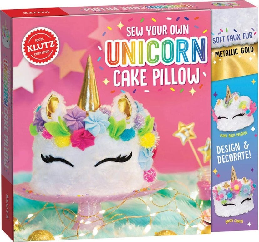 Klutz Sew Your Own Unicorn Cake Pillow