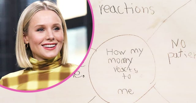 Kristen Bell's Daughter Hilariously Slams Her Mom's Parenting For School Essay