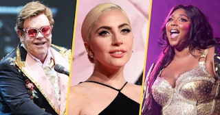 Lady Gaga, Elton John and Lizzo