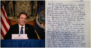 Governor Andrew Cuomo letter