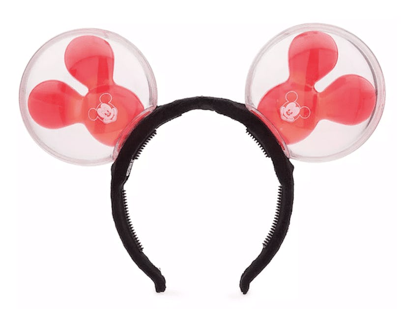 Mickey Mouse Balloon Light-Up Ears Headband for Adults