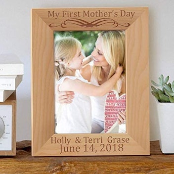 My First Mother’s Day Personalized Wooden Photo Frame 