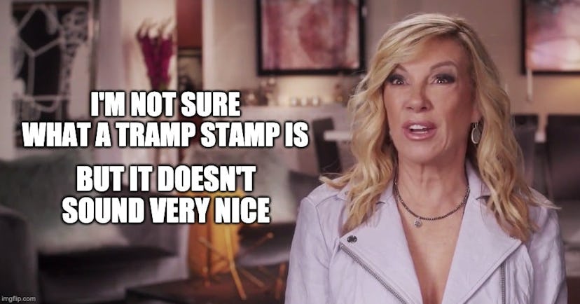 Ramona tramp stamp RHONY meme