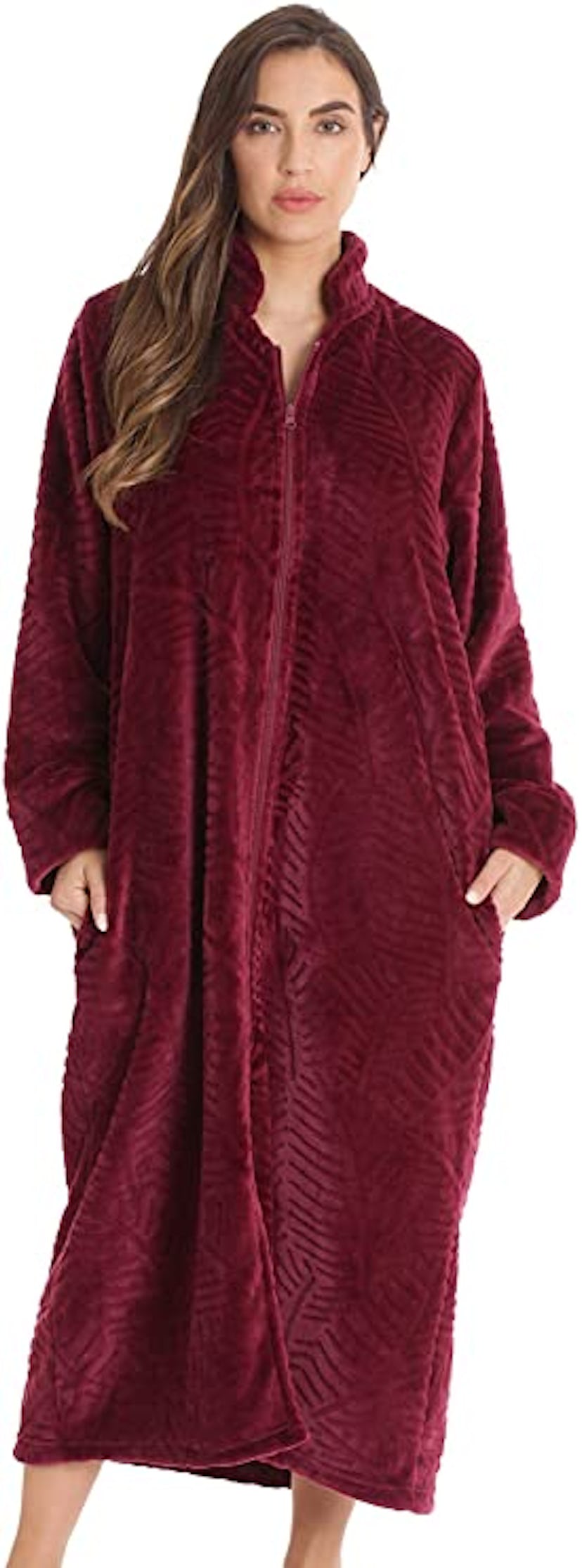 Just Love Plush Zipper Lounger Robe