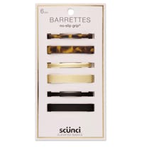 Conair Scunci Rectangular Stay Tight Barrettes